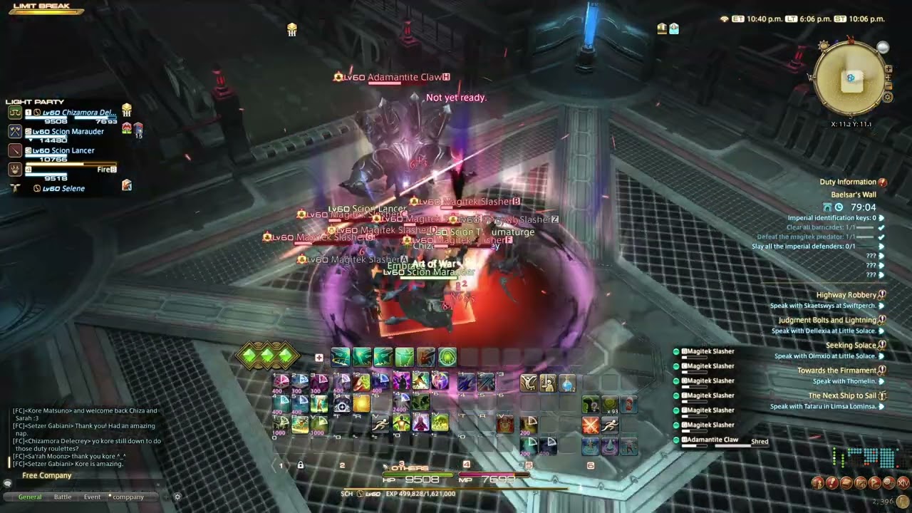 Baelsar's wall with some bots