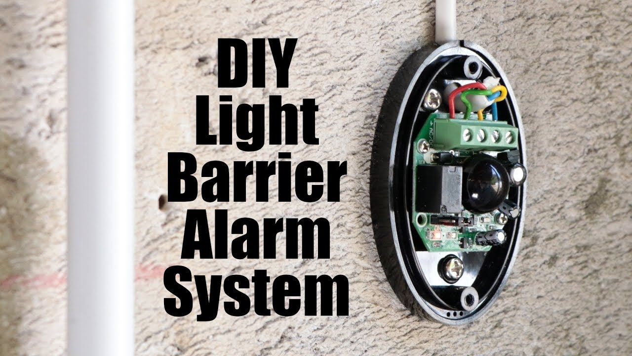 DIY Light Barrier Alarm System with an industrial grade PLC (Controllino)