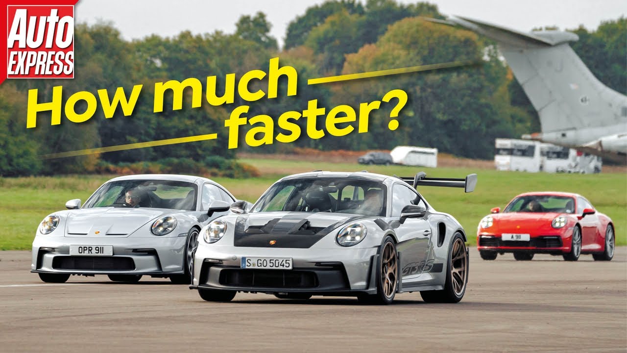 Porsche 911 GT3 RS против GT3 против Carrera | Битва 911-х