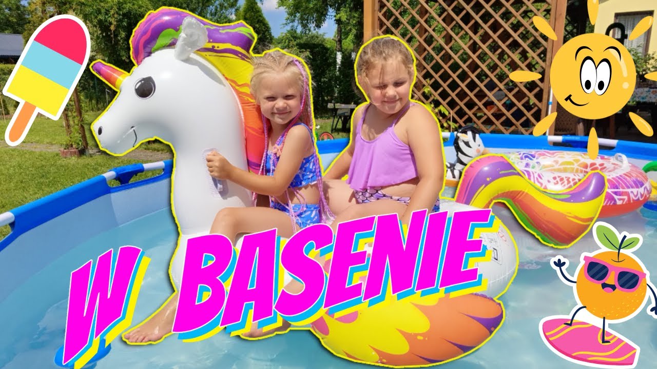 W BASENIE Z KUZYNKĄ - WAKACJE