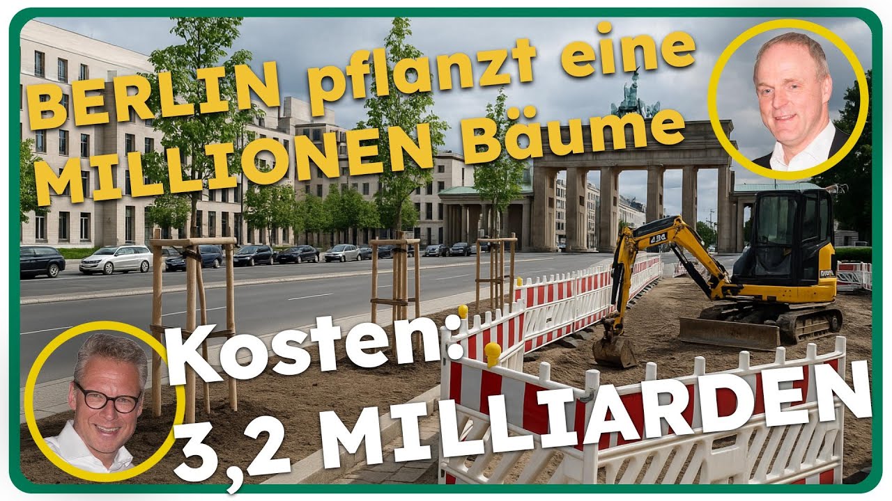Berlin pflanzt 1 Million Bäume – für 3,2 Milliarden?! // Wir heißen Axel - Folge 498