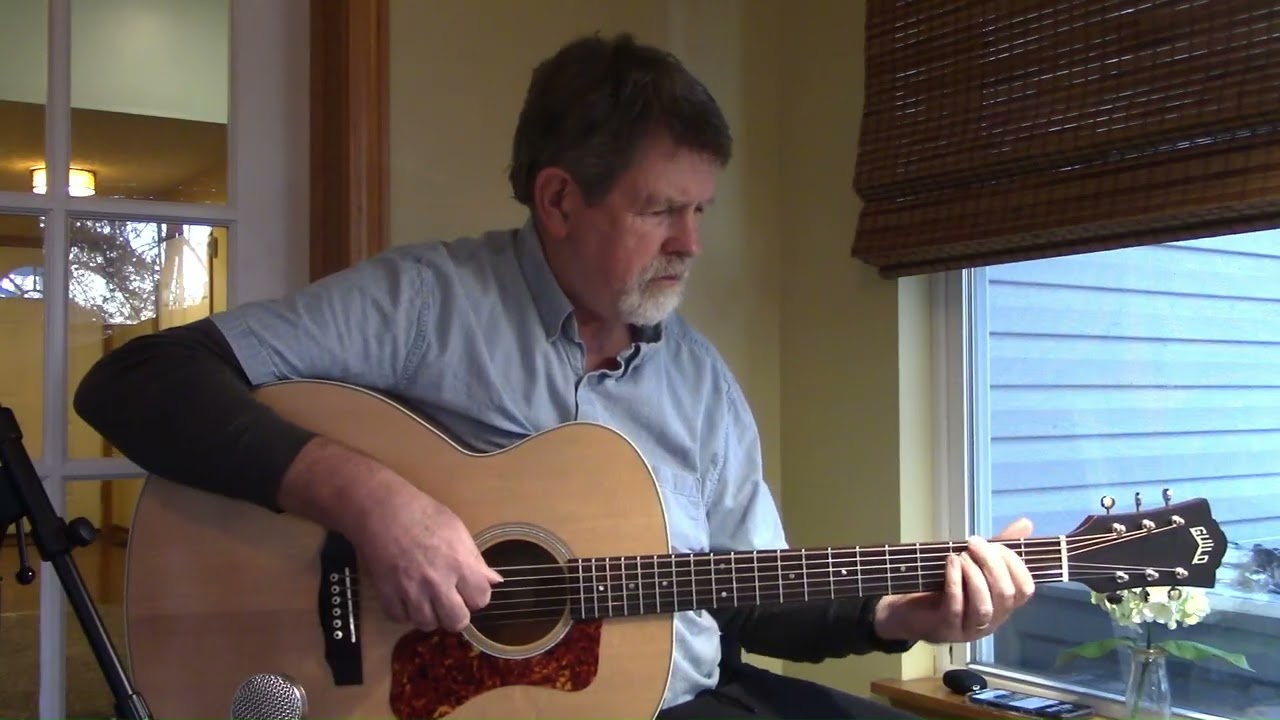 Crow River Waltz - Leo Kottke Cover - Baritone 6-String Acoustic Guitar