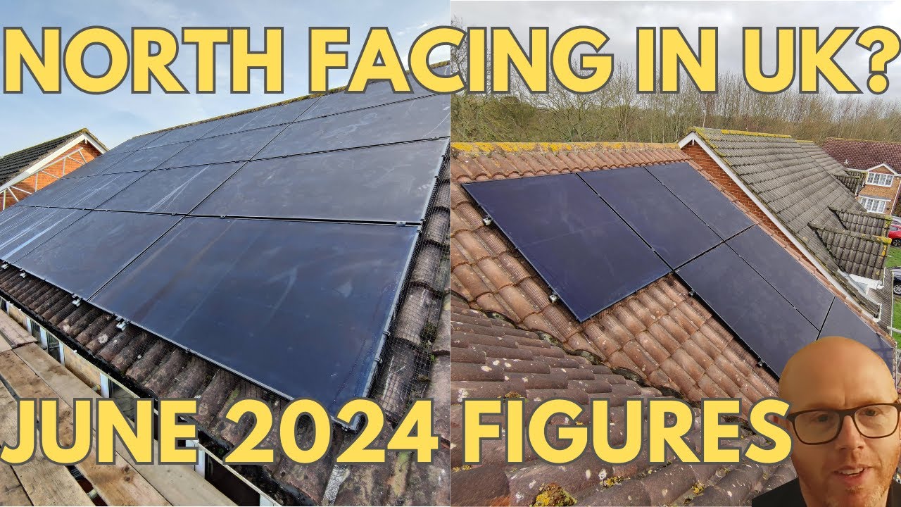 North Facing Solar Panels - a Waste of Money? June Data proves they are worth it.