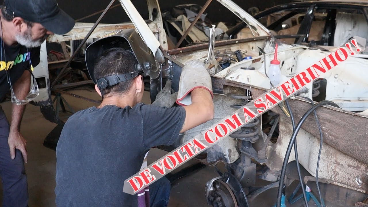 SAVEIRO 1984 #13 - Recuperando a Caixa de roda  Lado Direito!!