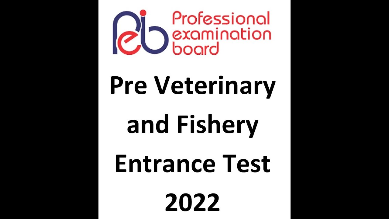 PV&FE 2022, Pre Veterinary Entrance Exam Details, MP PEB
