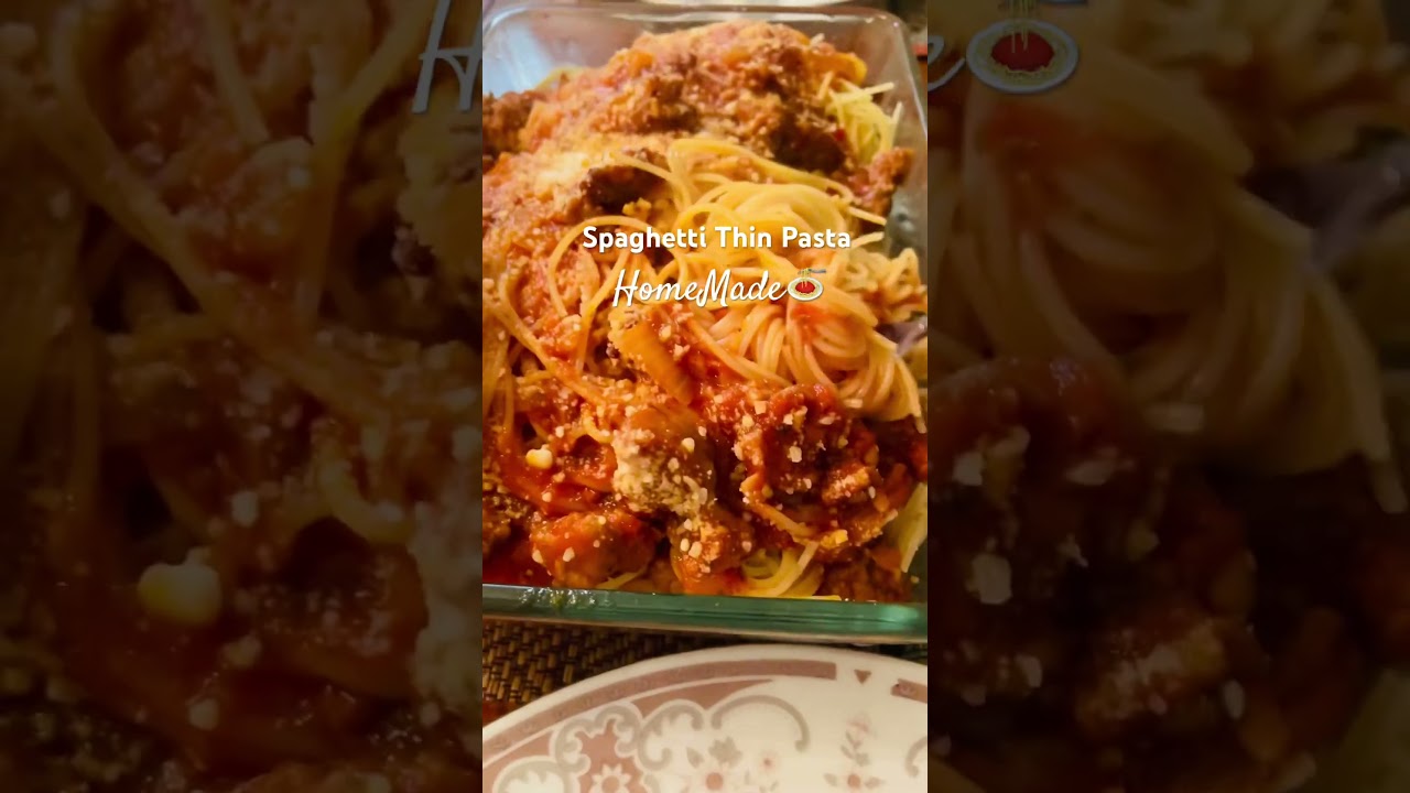 I always prefer HomeMade Pasta! #pasta #food #aikitchen #lovetocookformyfamily #cooking #short
