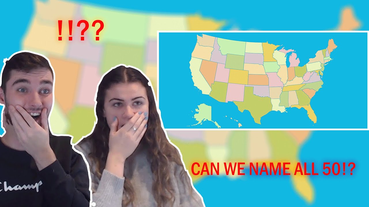 Can a British Couple name all 50 States in America?