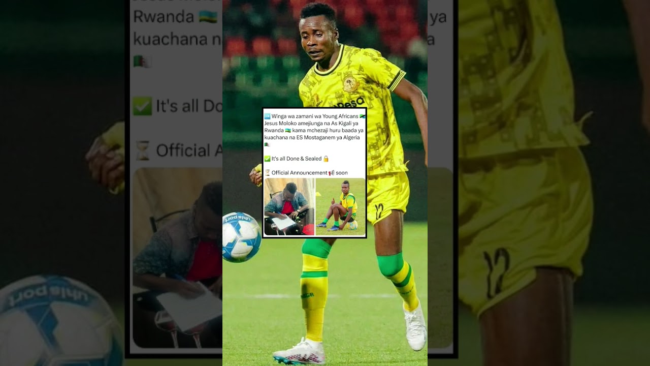 Jesus Moloko asajiliwa AS Kigali 🇷🇼