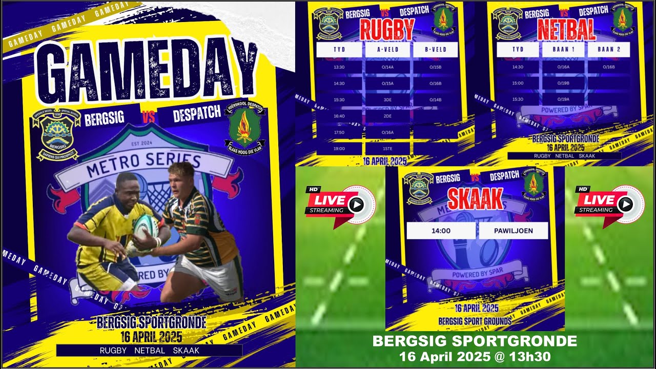 Spar Metro Series Rugby  -  HS Bergsig vs HS Despatch