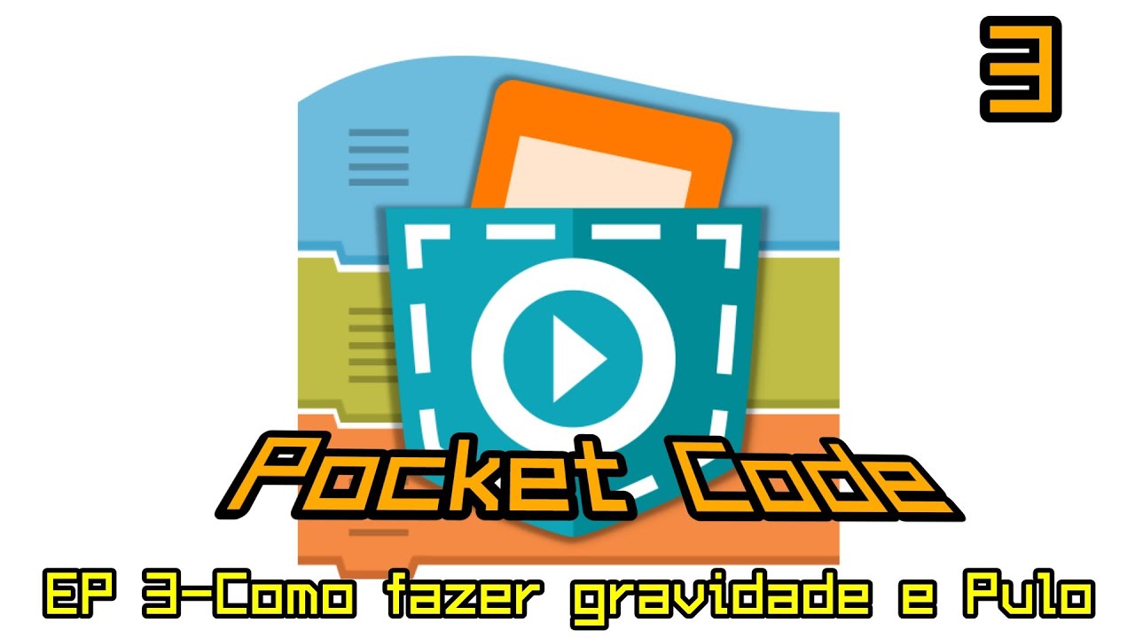 Como fazer gravidade e Pulo no pocket code #tutorial #like #games 