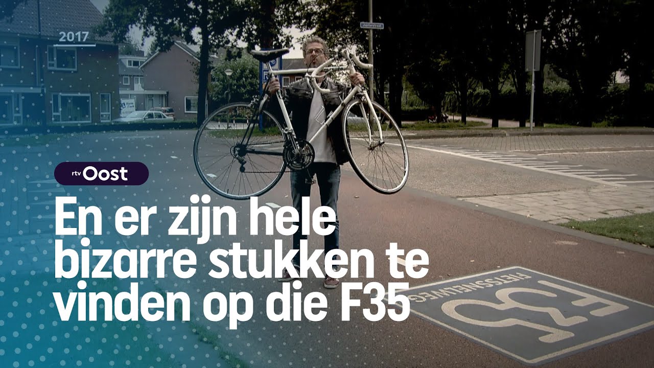 Dit is een snelweg die zonder waarschuwing overgaat in een pad | RTV Oost