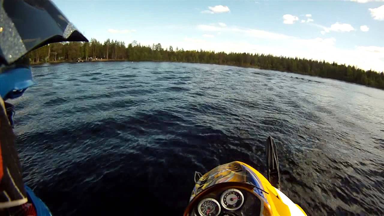 skidoo mxz 600 sdi xrs watercross sled first test run