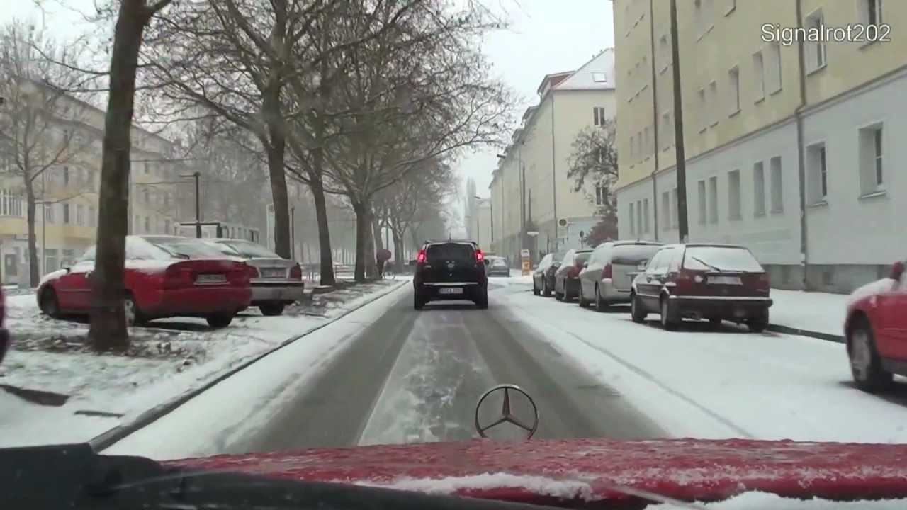 Straßen in Berlin: Sterndamm vom S-Bhf Schöneweide bis Stubenrauchstraße - 22.12.2012