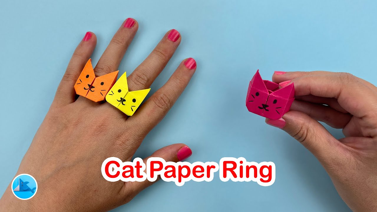 How to make ring with paper - paper ring making