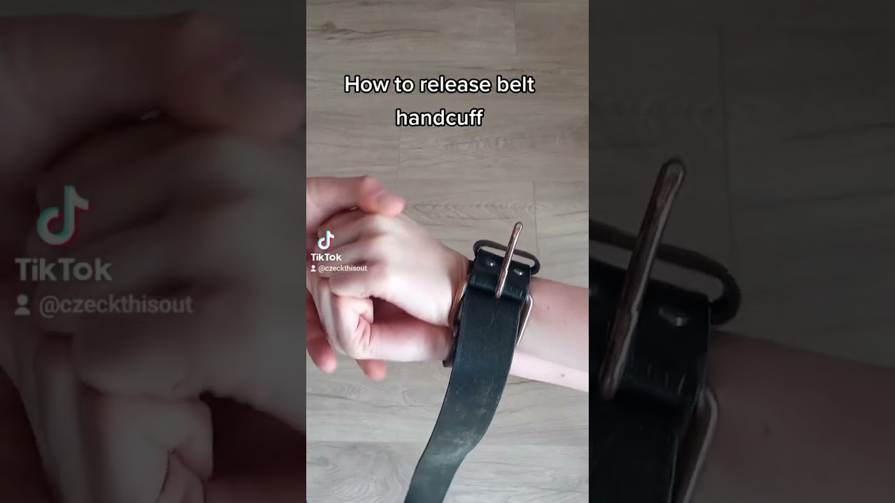 Belt Handcuff release #czeckthisout #belt #handcuff #test #survival #tactical #specops