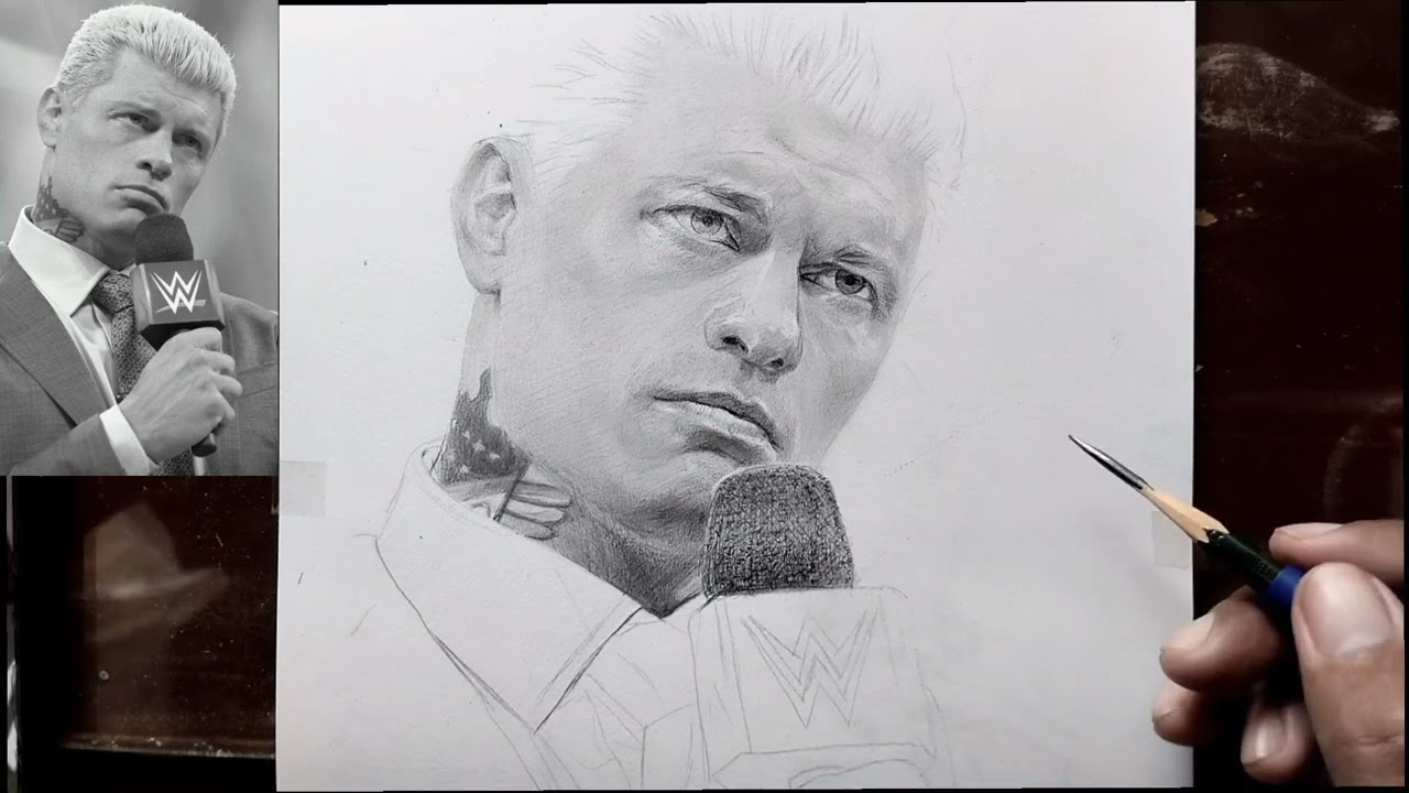 Drawing Cody Rhodes