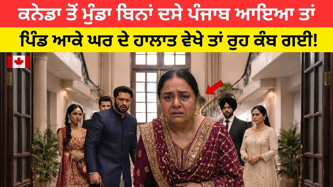 Canada ਤੋਂ ਆਇਆ ਪੁੱਤ ਬਿਨਾਂ ਦੱਸੇ ਘਰ 😭 ਮਾਂ-ਪਿਉ ਨੂੰ ਵੇਖ ਪੁੱਤ ਦੇ ਉੱਡੇ ਹੋਸ਼ | Punjabi Emotional Story