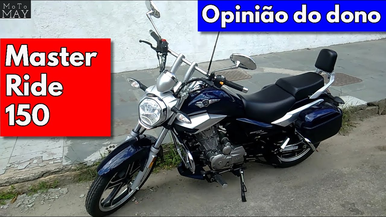 Master Ride 150 é boa? Ou não? Papo rápido sobre pontos positivos x negativos com o proprietário!
