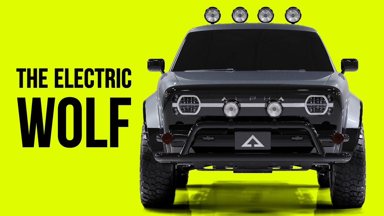 ALPHA WOLF ELECTRIC TRUCK™ (EXTERIOR, INTERIOR 360° VIEW 4K)
