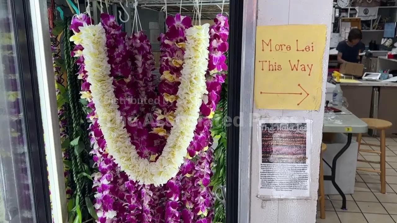 Hawaii's fragrant flower lei face competition from cheaper imports