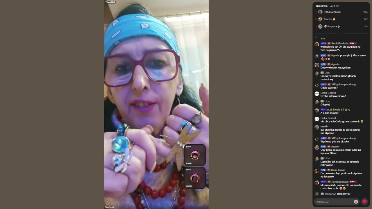 Live Ciotki Chery  na oknach piguły skaczą sobie do oczu
