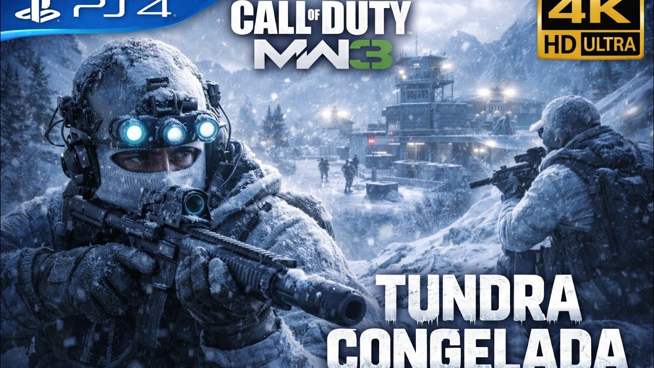 Misión Tundra Congelada en Sigilo 🧊 | MW3 4K PS4
