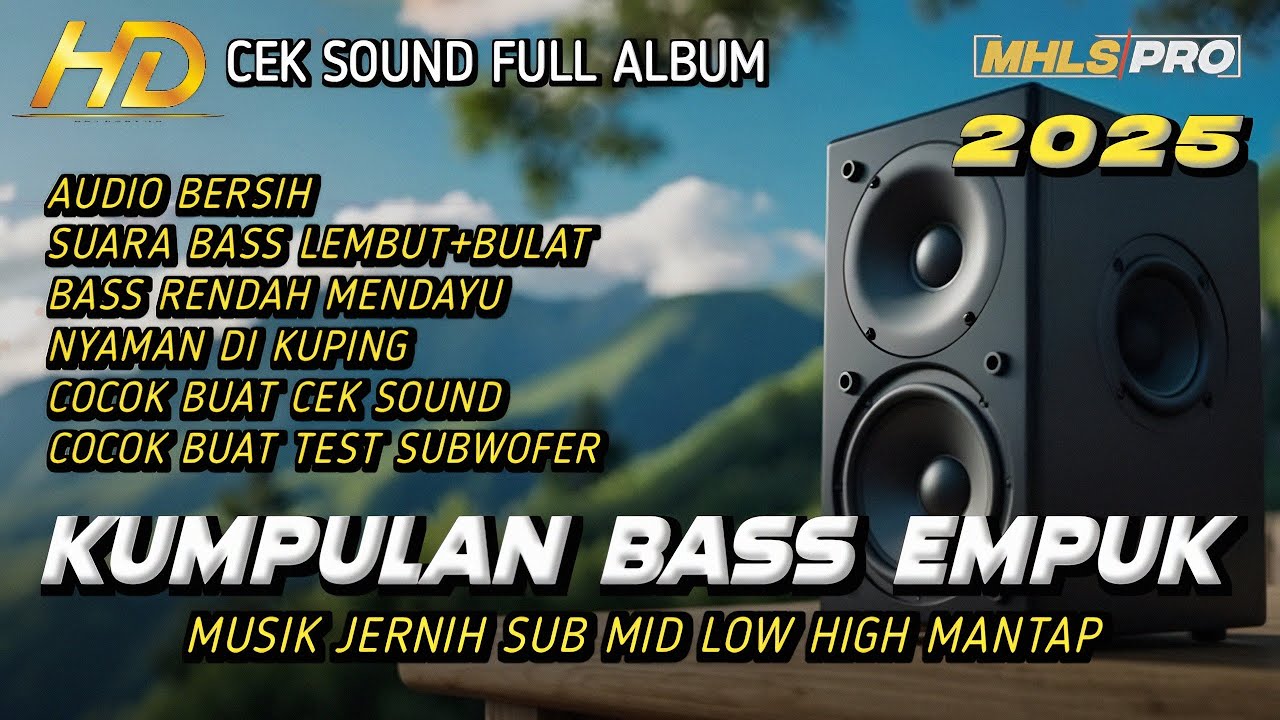 KUMPULAN BASS EMPUK | DJ CEK SOUND FULL BASS ALBUM TERBARU 2025 (MHLS PRO)