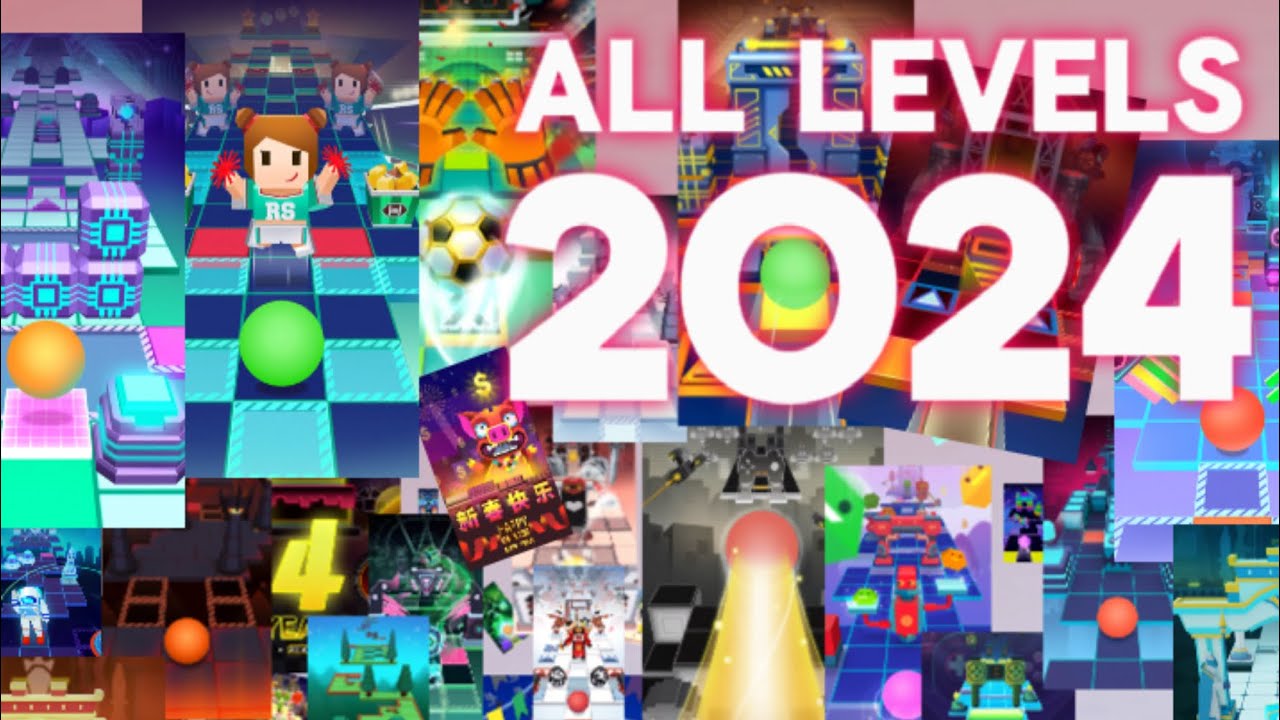 Rolling Sky ALL LEVELS! 2024 - 103 Levels! | Rolling Sky Official