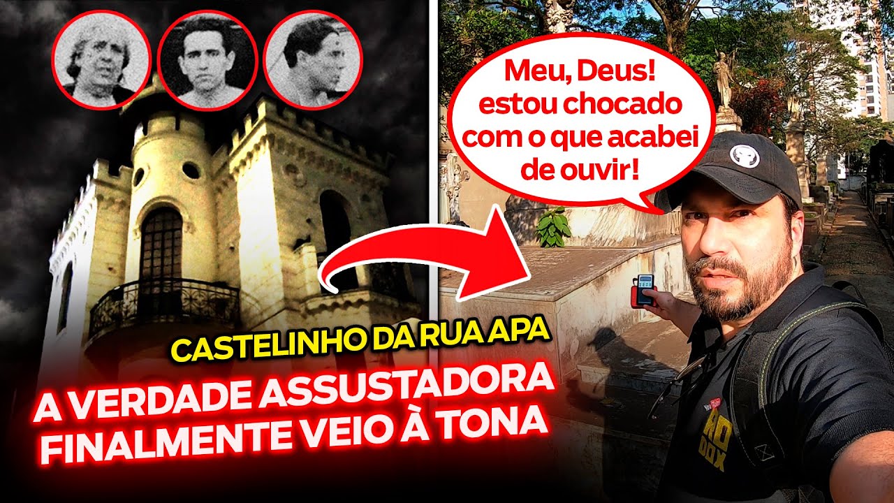 Fiz SPIRIT BOX no Túmulo da família do Castelinho da Rua Apa! | RODOX
