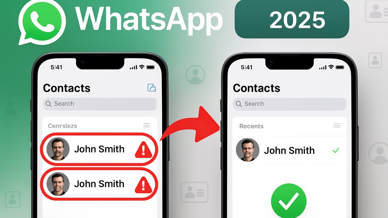 Как исправить дубликаты контактов в WhatsApp | WhatsApp отображает дубликаты контактов (обновлени...
