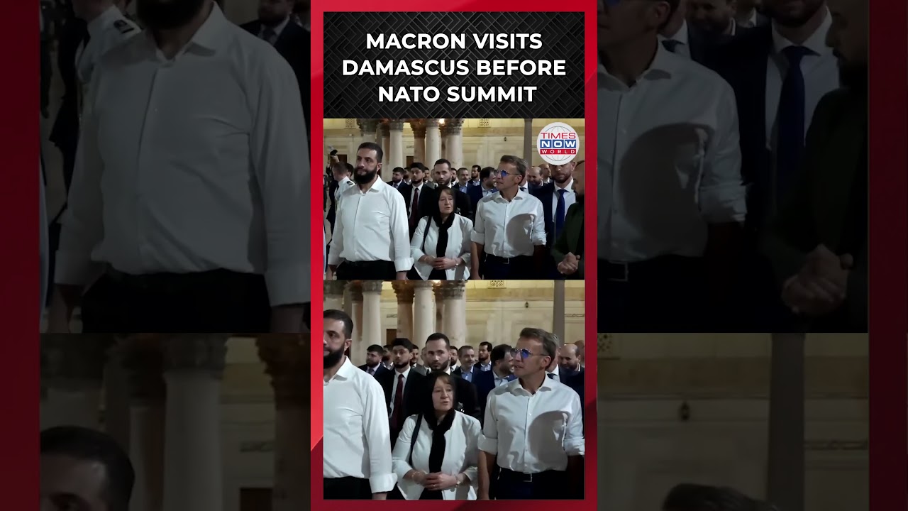MACRON IN DAMASCUS: France's President Meets Syria's Ahmed al-Sharaa at Umayyad Mosque
