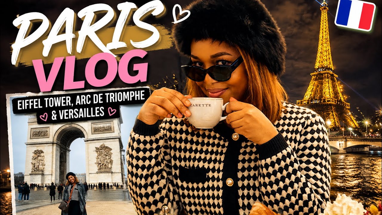 Paris Travel Vlog 2026| Eiffel Tower, Arc de Triomphe & Versailles