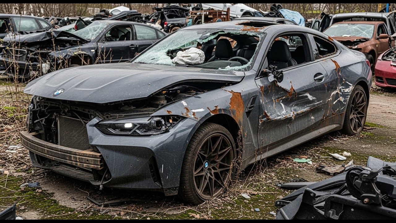 Fixing a Destroyed BMW 4 Series for $7,000! | Severe Rear-End Crash Repair