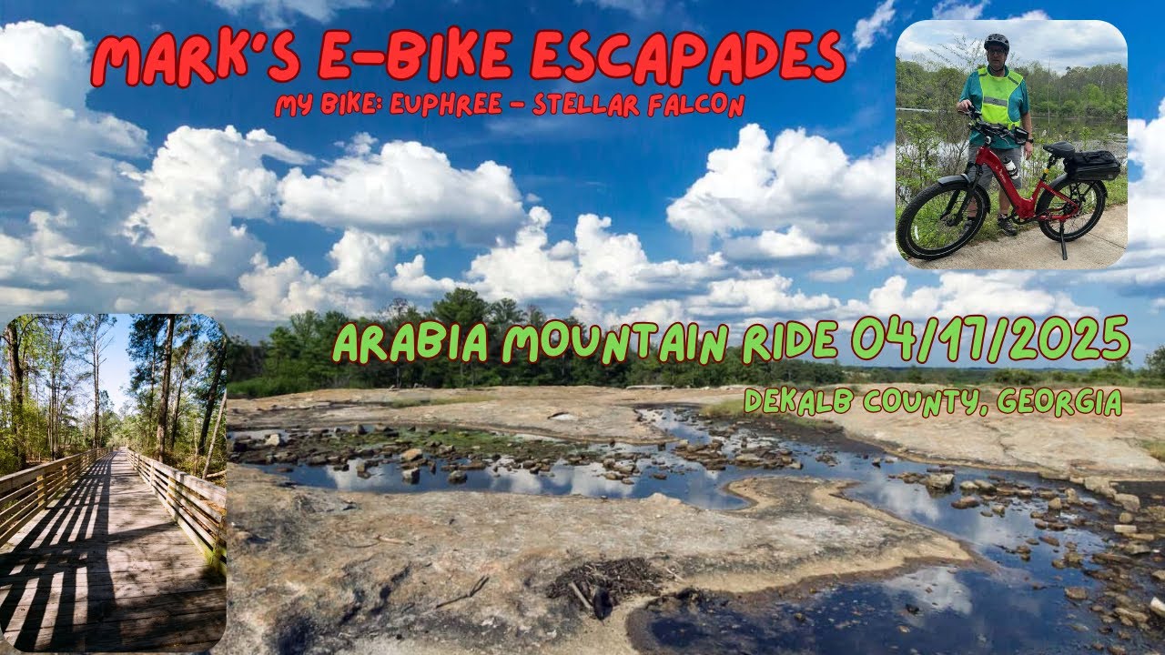 Arabia Mountain Trail on euphree Stellar Falcon E-bike