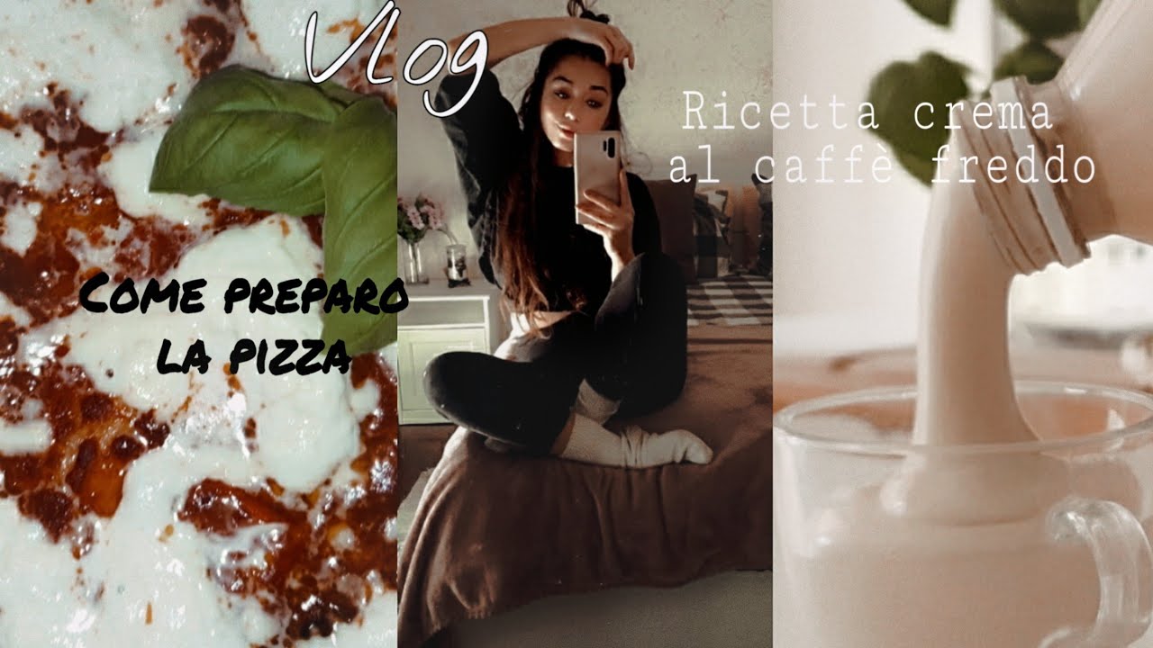 CREMA FREDDA AL CAFFÈ E PIZZA, RICETTE - VLOG - SEMPRE IN CUCINA 🍦🍕☕