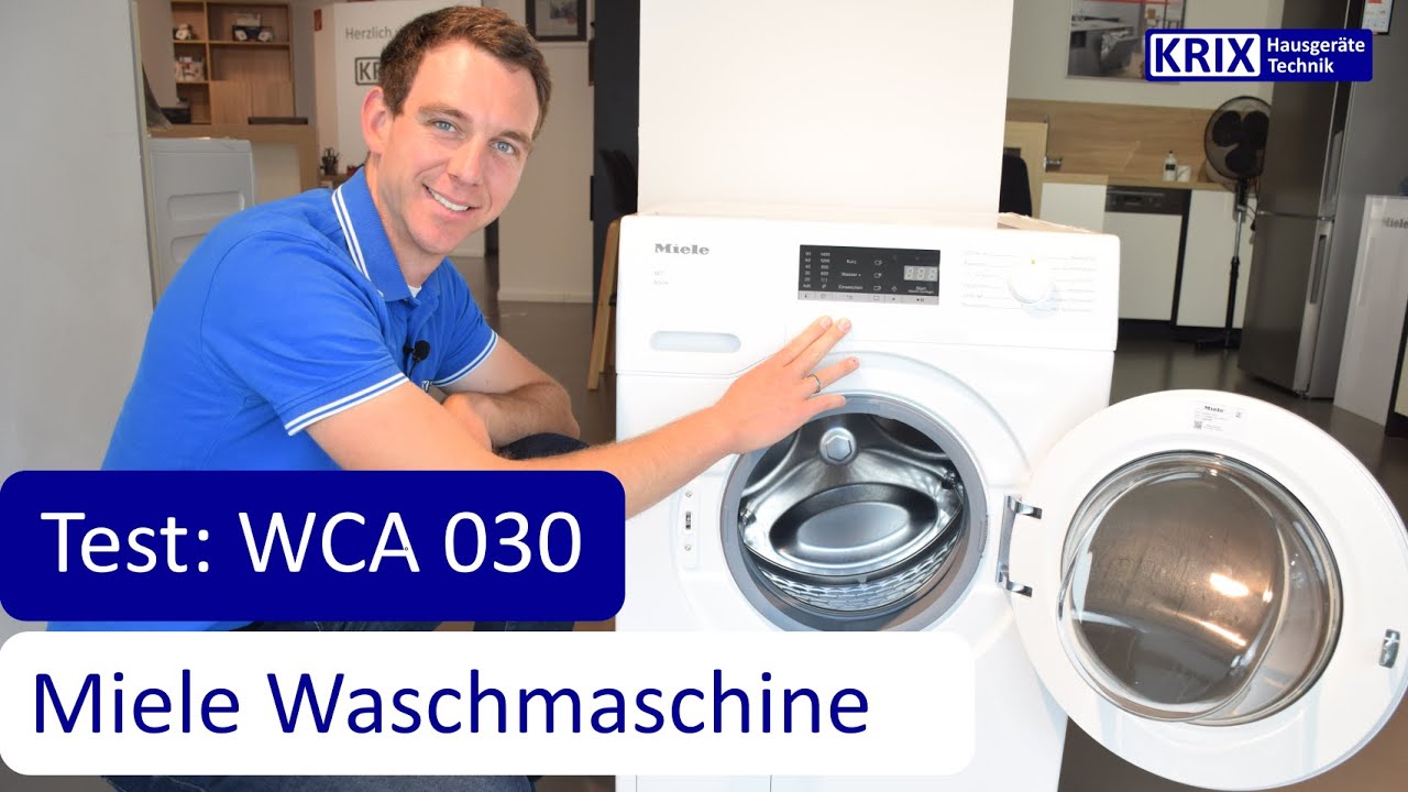 Test: Miele Waschmaschine WCA 030 WCS