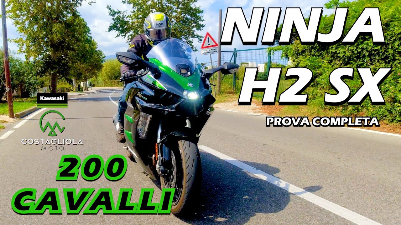 PROVA KAWASAKI NINJA H2 SX - A SPASSO CON 200 CV