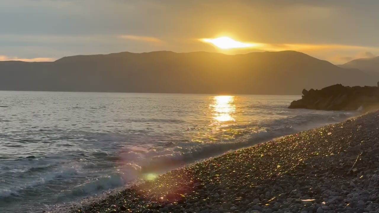 Sunset over La Punta, Callao Peru..