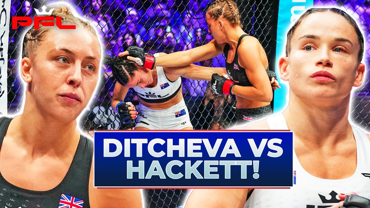 NO COMMS FLYWEIGHT FIGHT!! | Dakota Ditcheva v Chelsea Hackett | Full Fight | PFL 4 2024