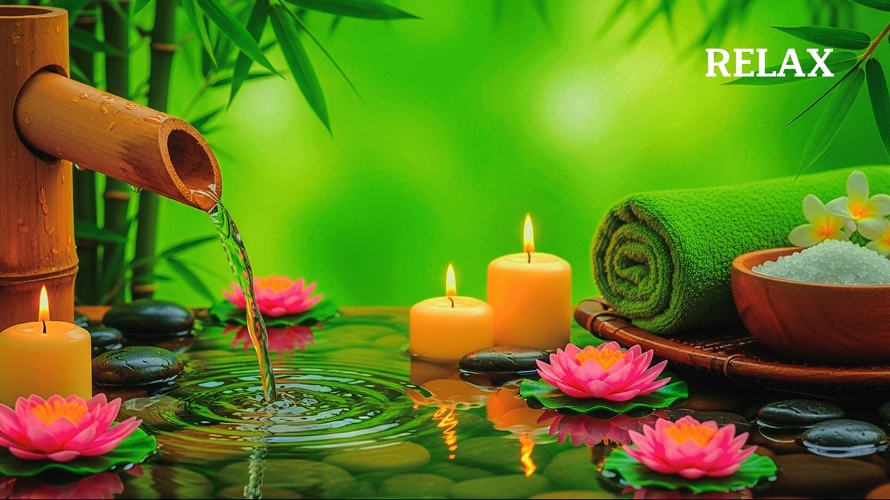 Relaxing Music for Healing + Water Sounds 💧 Emotional & Mind Relaxation