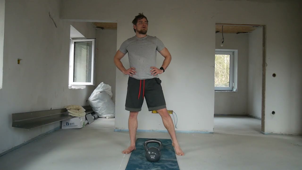 200 Kettlebell Swings 20kg + 100 Squat Thrusts