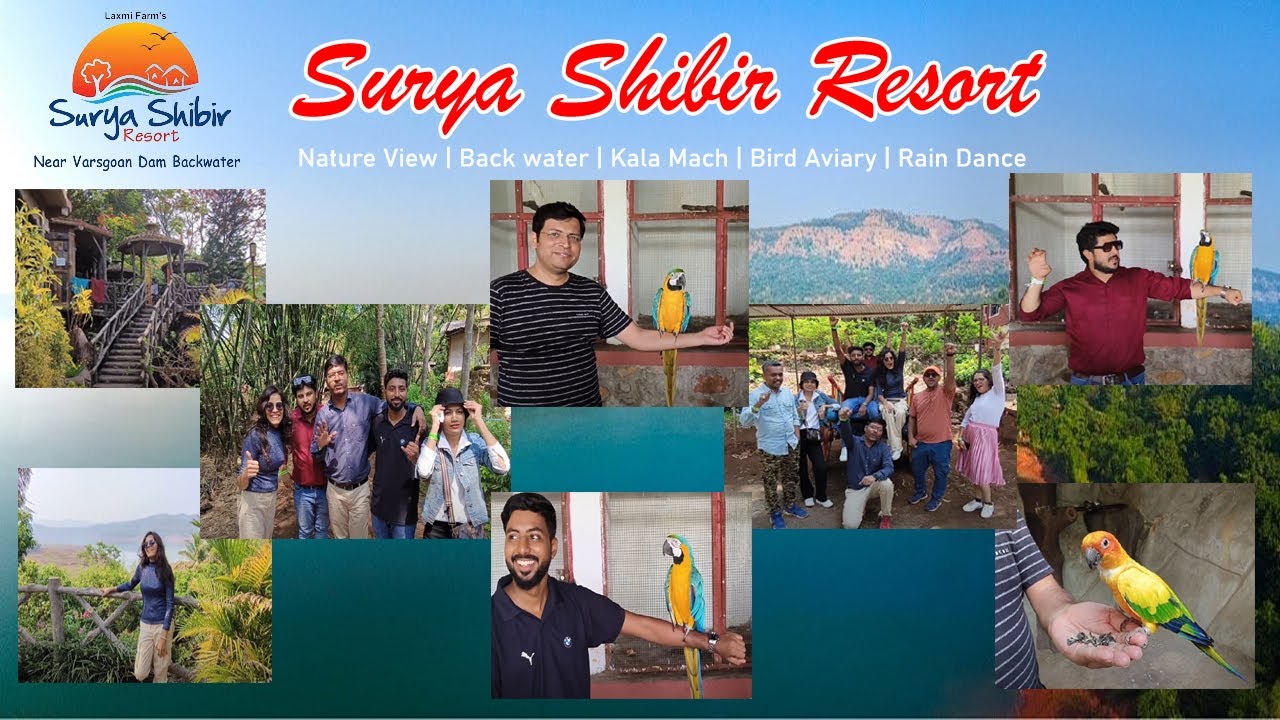 Surya Shibir Resort Panshet #funtime #nature #team #trip #resort #vlog #parrot #water #friends #bird