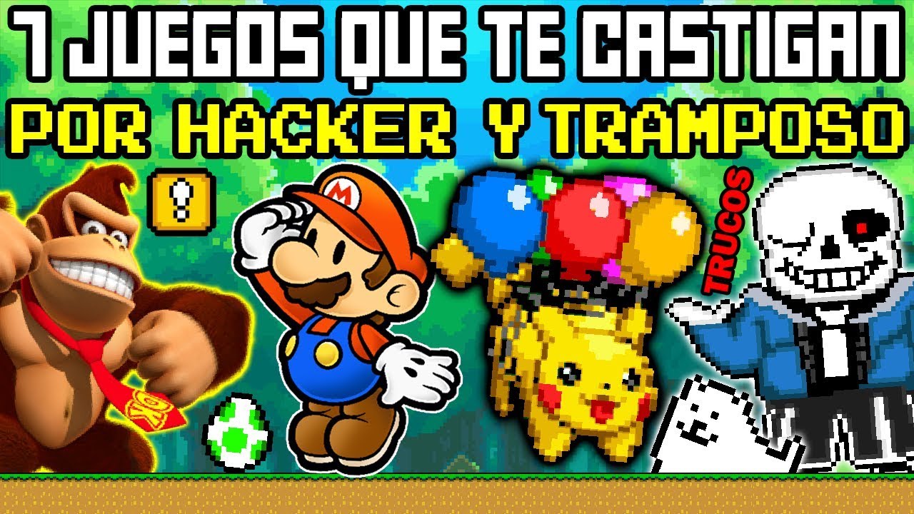 7 Videojuegos que te Castigan por ser HACKER y Tramposo