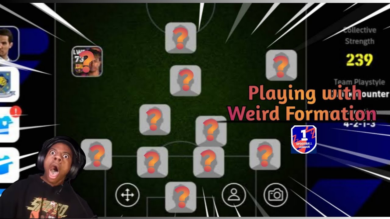Playing with the weirdest formation🤯 || Savage goals || Subscribe 