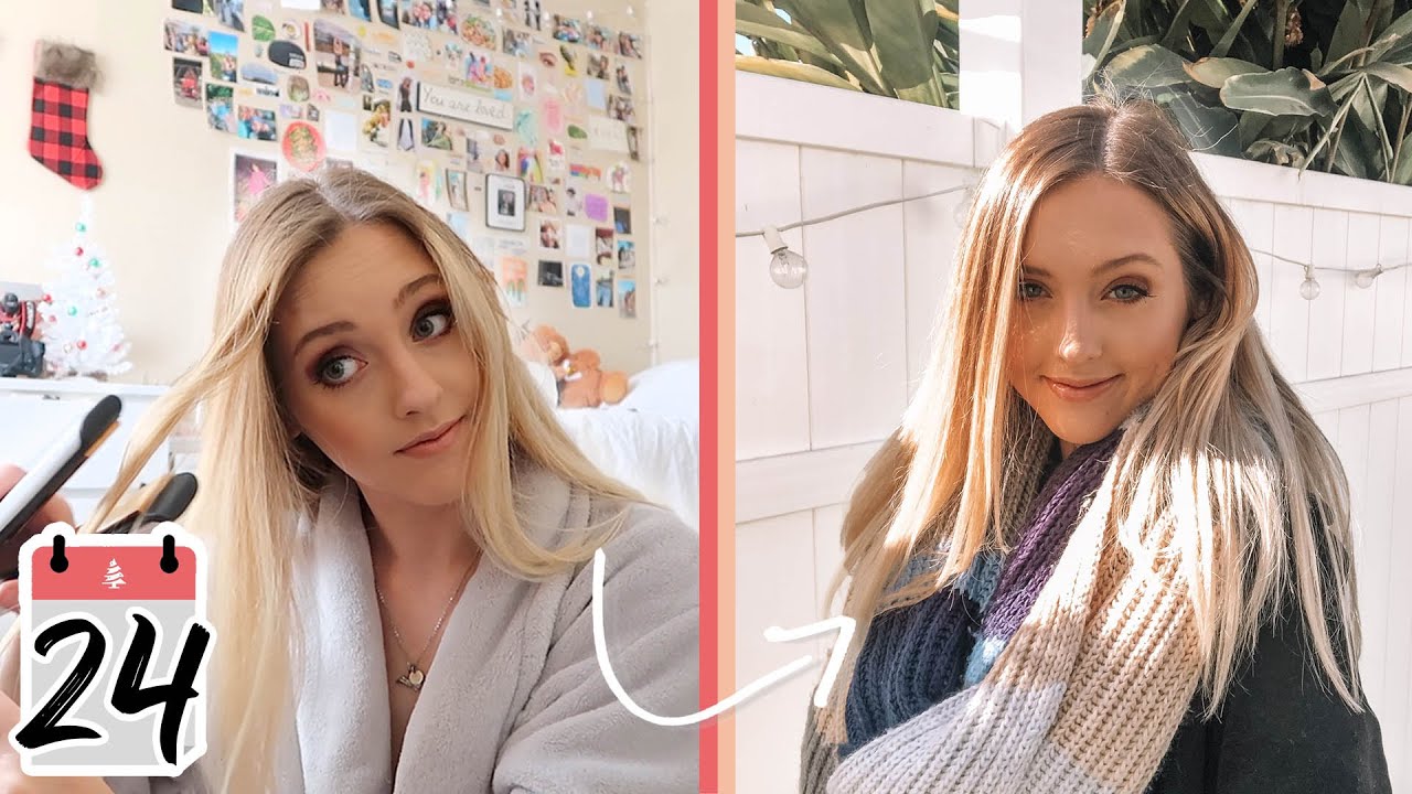 get ready with me christmas eve edition