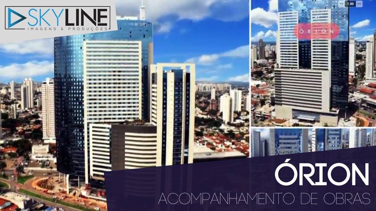 Órion Business - O  prédio comercial mais alto do Brasil em Goiânia? Time lapse da obra - 50 andares
