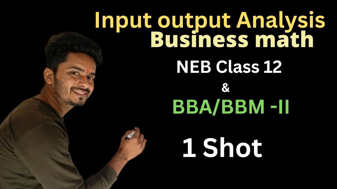 Input output Analysis 1 shot