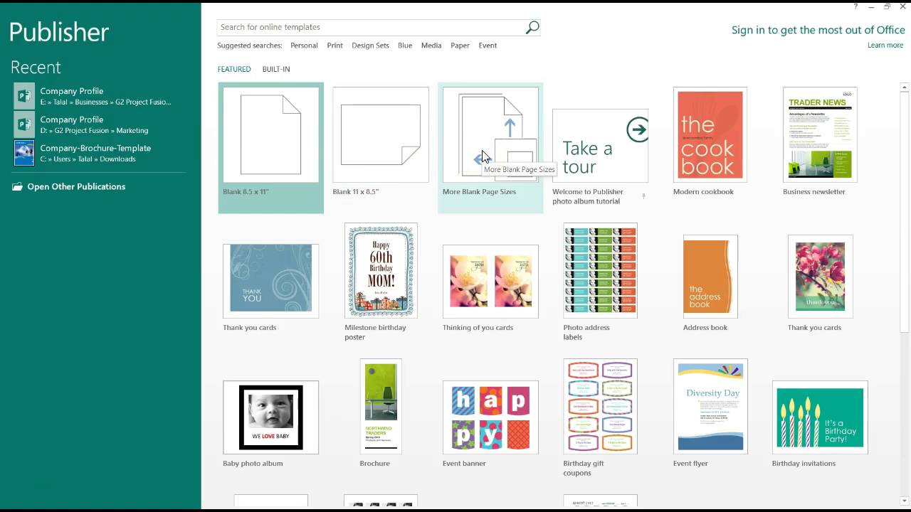 How to Create a Poster Using Microsoft Publisher