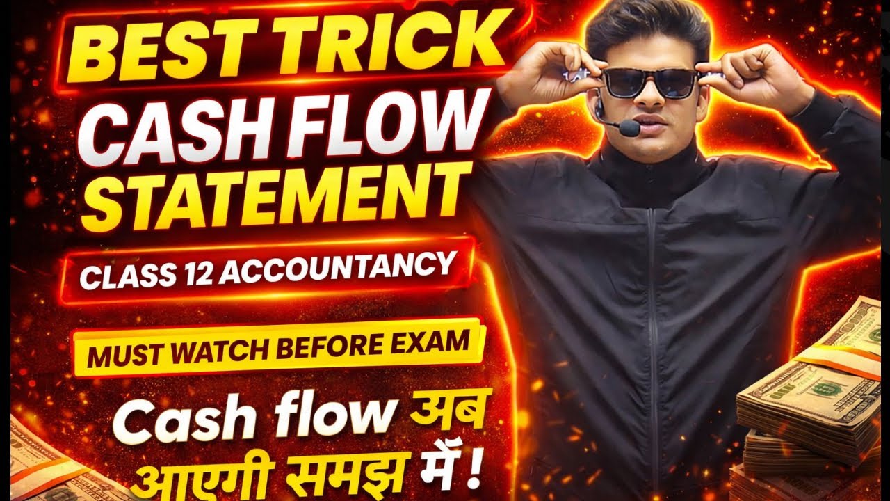 Cash flow statement class 12 trick | CFS PYQ | By Avdhesh Sharma
