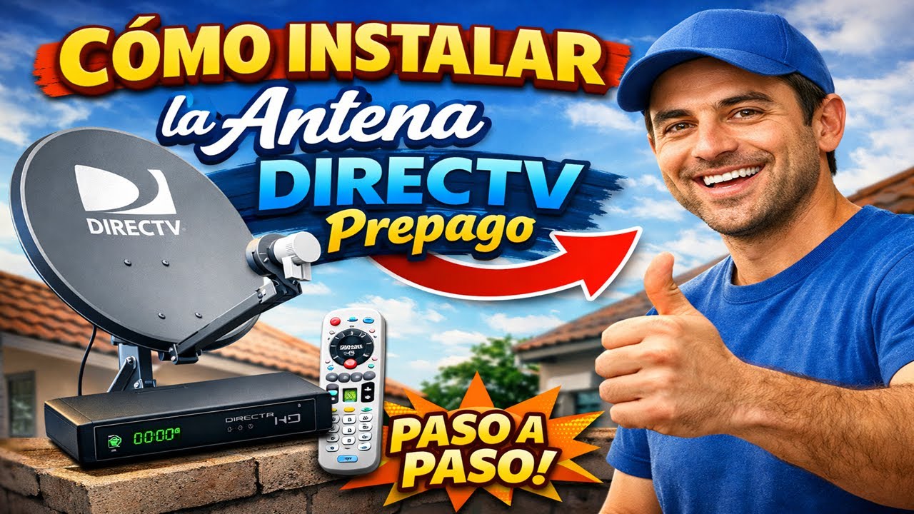 📡 Cómo Instalar la Antena DIRECTV Prepago | Guía de Instalación Completa Paso a Paso